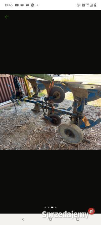 Pług 3 skibowy rabewerk lekki hydrauliczny Pługi Morawsko