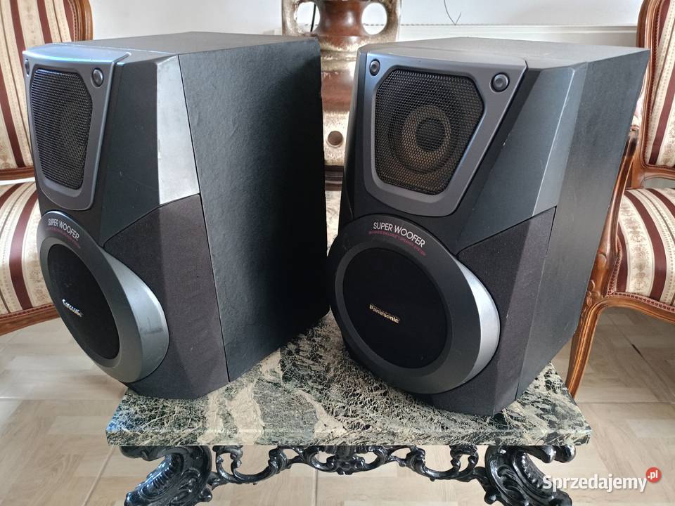 Kolumny Panasonic 6 Ohm 100 Watt Mega Bass Słuchawki i głośniki Drawski Młyn
