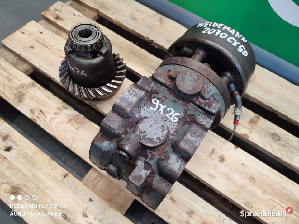 Dyferencjał 9x26 Weidemann 2070 CX 50 Wilkowo