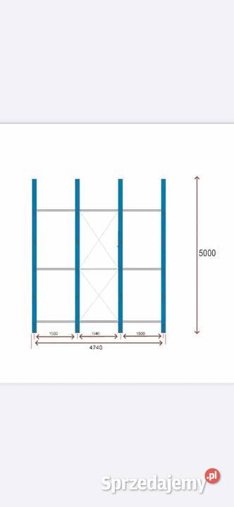 Regały wspornikowe jednostronne na profile Zamość