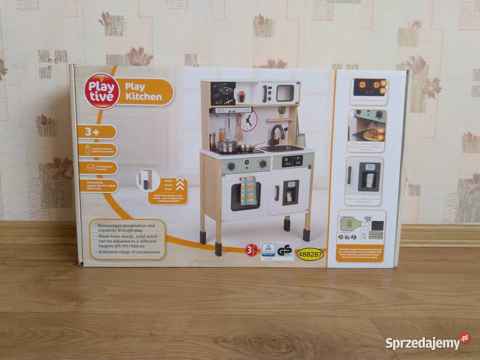 NAJTANIEJ Drewniana Kuchnia 103 Dźwięk Światło 3 lata+ śląskie Zabrze