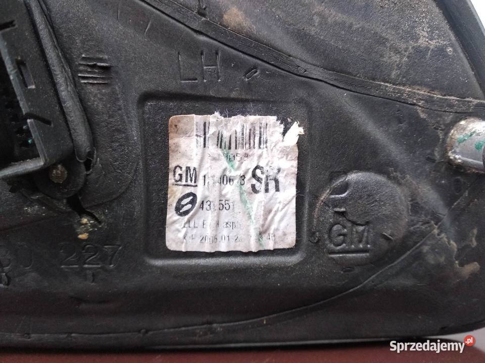 Opel Astra H GTC lusterko zewnętrzne lewe Sieradz