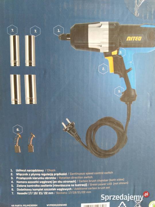 NAJTANIEJ Klucz Udarowy Wkrętarka Udarowa 720W Narzędzia elektryczne i pneumatyczne