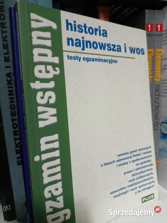 Historia najnowsza i wos podręczniki szkolne Warszawa