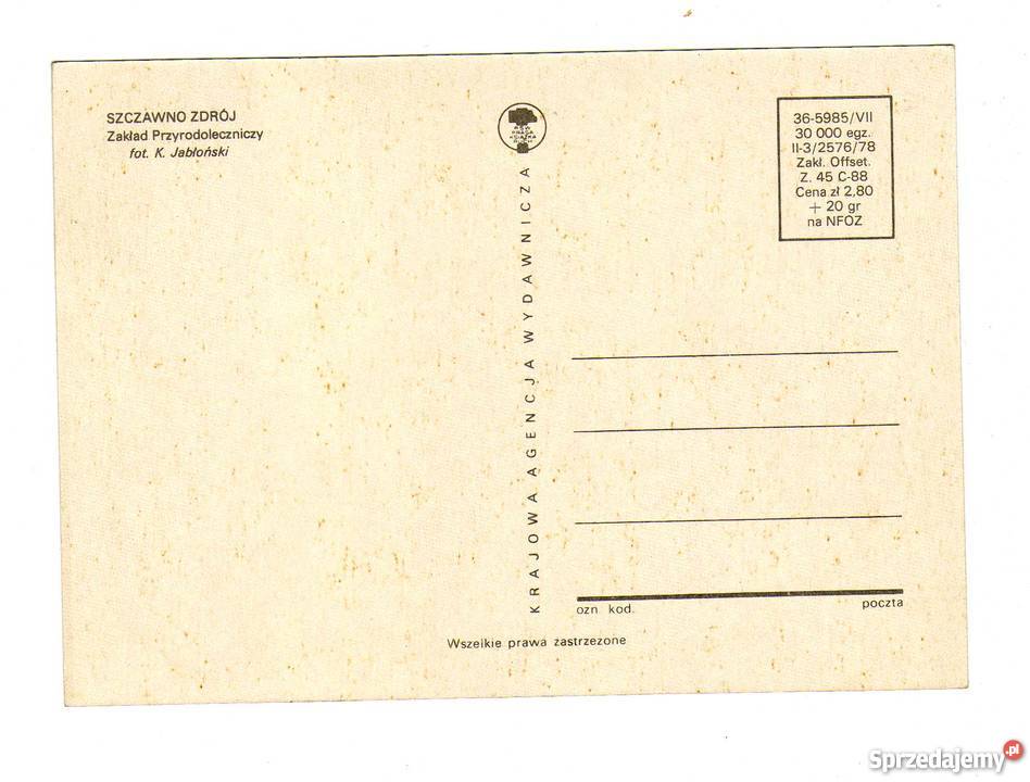 SZCZAWNO ZDRÓJ ZAKŁAD PRZYRODOLECZNICZY