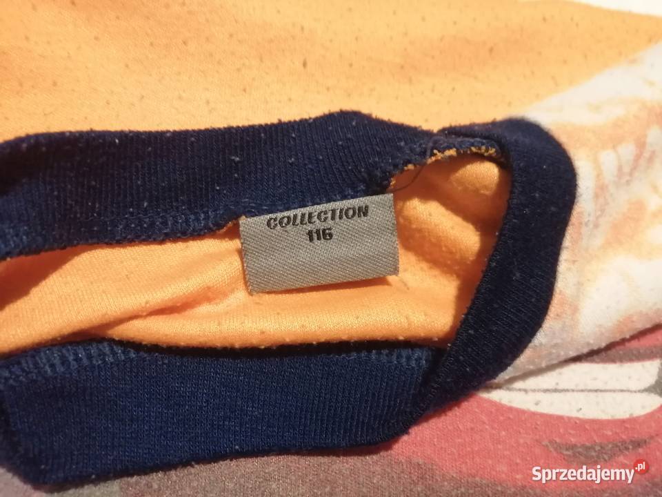 Koszulka długi rękaw do spania 116 Cars Auta śląskie sprzedam