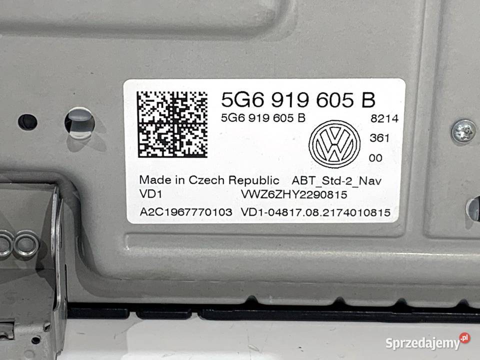 WYŚWIETLACZ VW ARTEON 5G6919605B EKRAN MONITOR