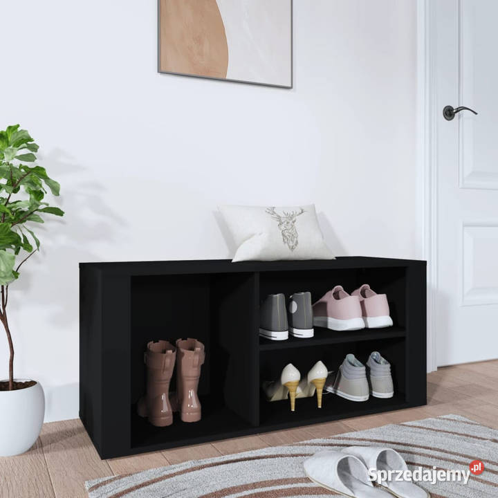 Szafka na buty czarna 100x35x45 materiał Warszawa