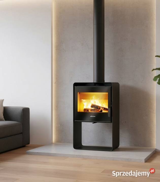 Kominek wolnostojący piec ogrzewacz 75kW zamiast dolnośląskie Lubań