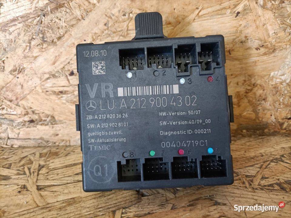 Moduł Drzwi Prawy Przód Mercedes W207 212 Pozostałe Pleszew