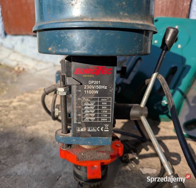 Wiertarka stołowa słupowa Eurotec 1100 W
