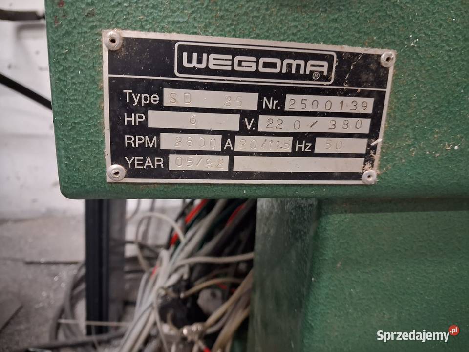 Piła dwugłowicowa tarcza 500 mm automat WEGOMA sprzedam