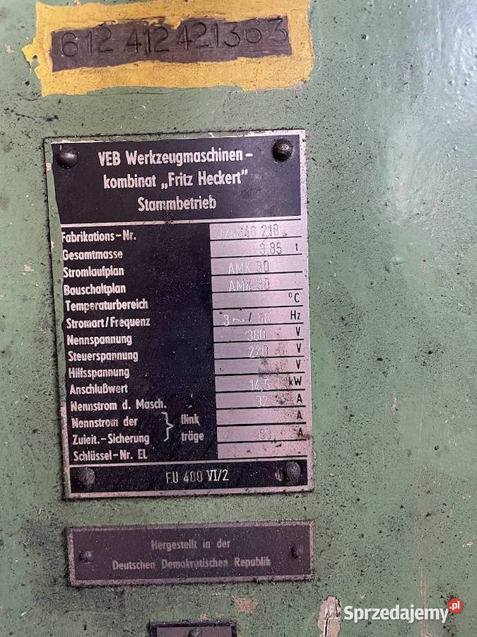 frezarka mazowieckie Radom sprzedam