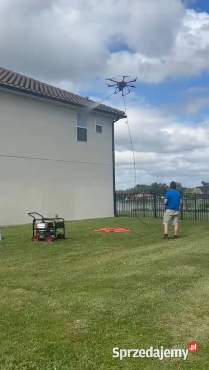 Mycie dronem dachów i elewacji Biłgoraj