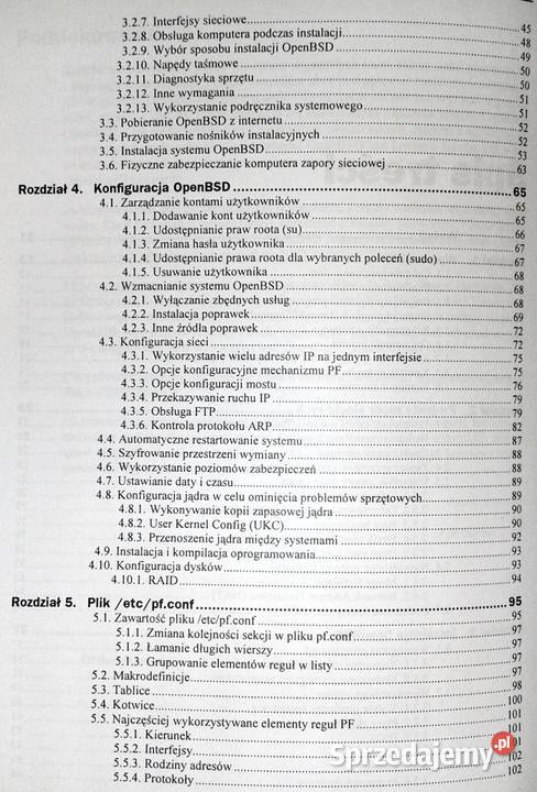 OpenBSD Tworzenie firewalli pomocą PF Jacek Pozostałe Chełm