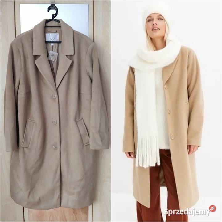 Płaszcz beżowy jesionka nowa Odzież damska Ruciane-Nida