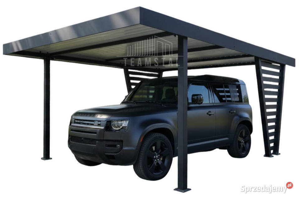 Carport V PREMIUM 5x47m Wypełnienie panelami blacha Suwałki sprzedam