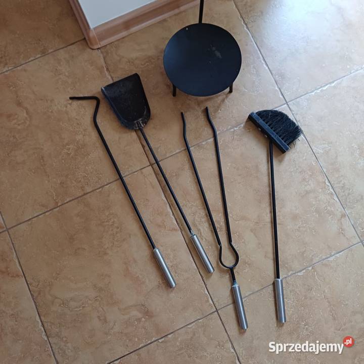 Przybory do kominka narzędzia Sieradz sprzedam