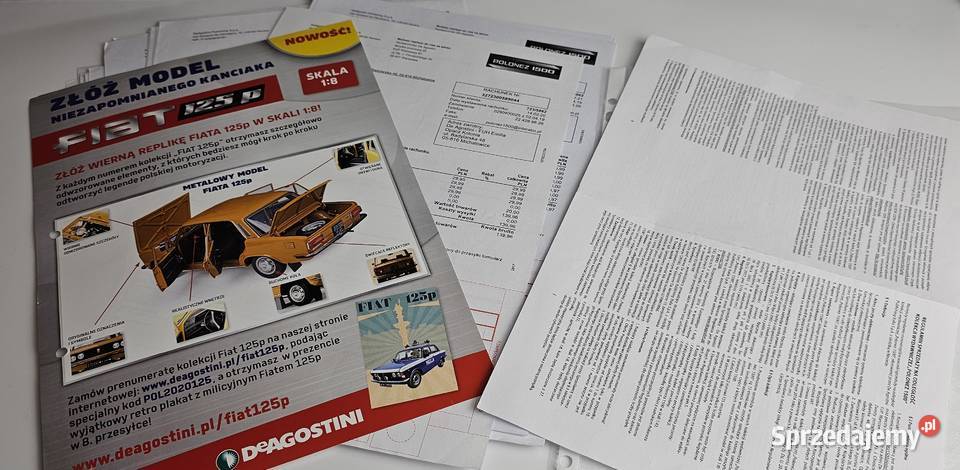 Polonez 1500 DeAgostini komplet gablota świętokrzyskie Staszów