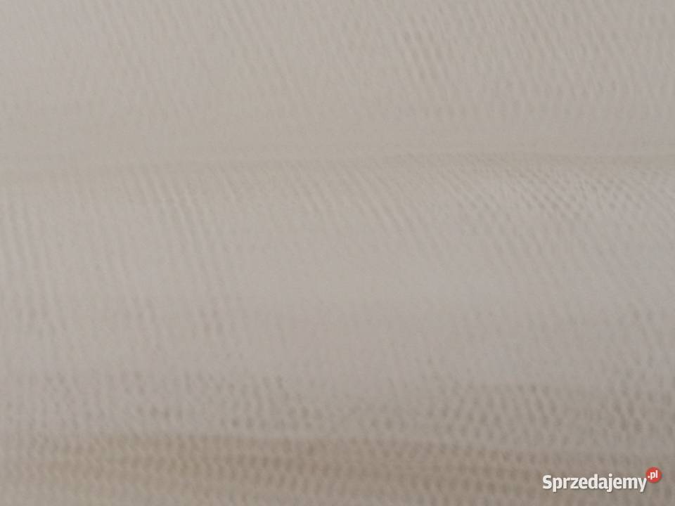 Tiul biały of white kupon 33 m mazowieckie Warszawa