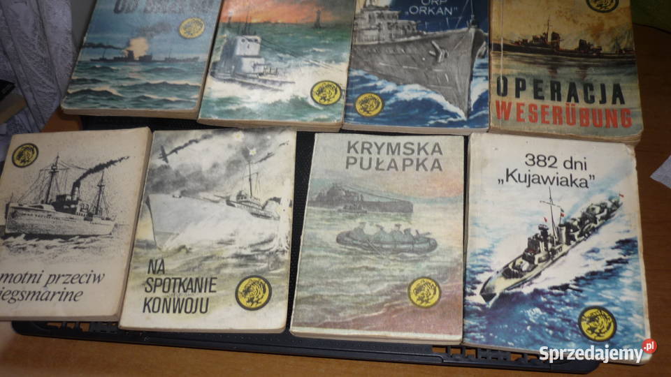 Książeczki z serii Żółty Tygrys II wojna