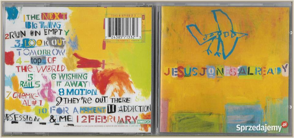 Jesus Jones Already CD Album Krynica-Zdrój