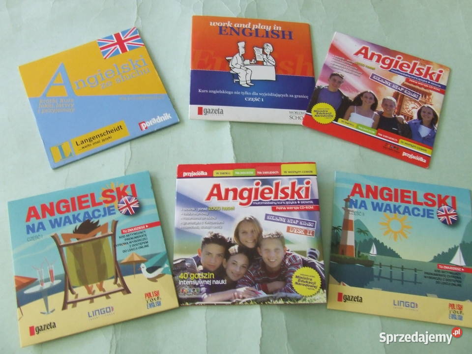 Kurs języka angielskiego na CD x 6 Oborniki Śląskie sprzedam