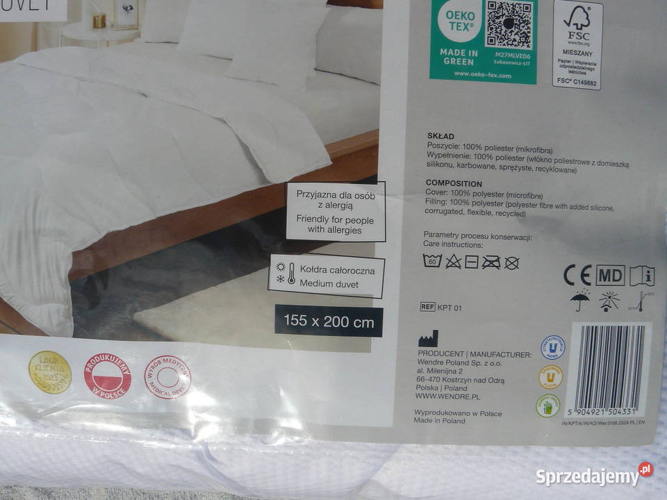 Okazja nowa Kołdra Przytulna Smukee Home 155x200 Strzelin