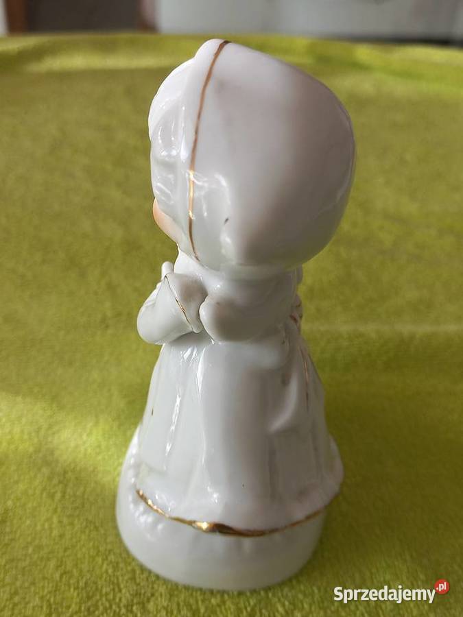 Figurka porcelanowa Dziewczynka z pieskiem Figurki Dla Dziecka