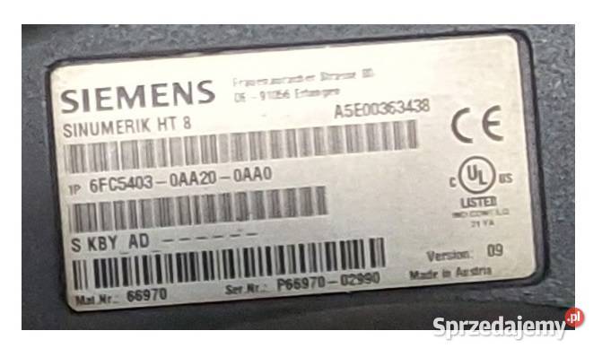6FC54030AA200AA0 SIEMENS Sinumerik HT8 Panel Gorzów Wielkopolski
