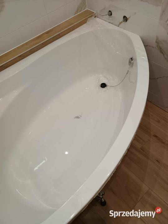 Wanna asymetryczna nowa lewa z folią Wanny Łazienka wielkopolskie Tuliszków