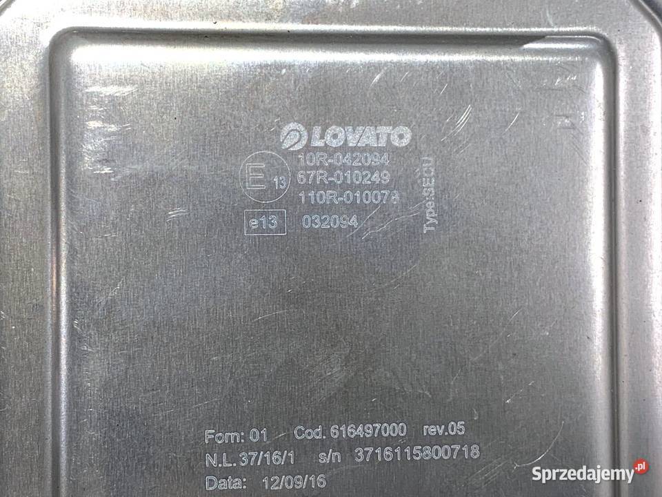 KOMPUTER LPG 67R010249 STEROWNIK GAZU ZASILANIA osobowe