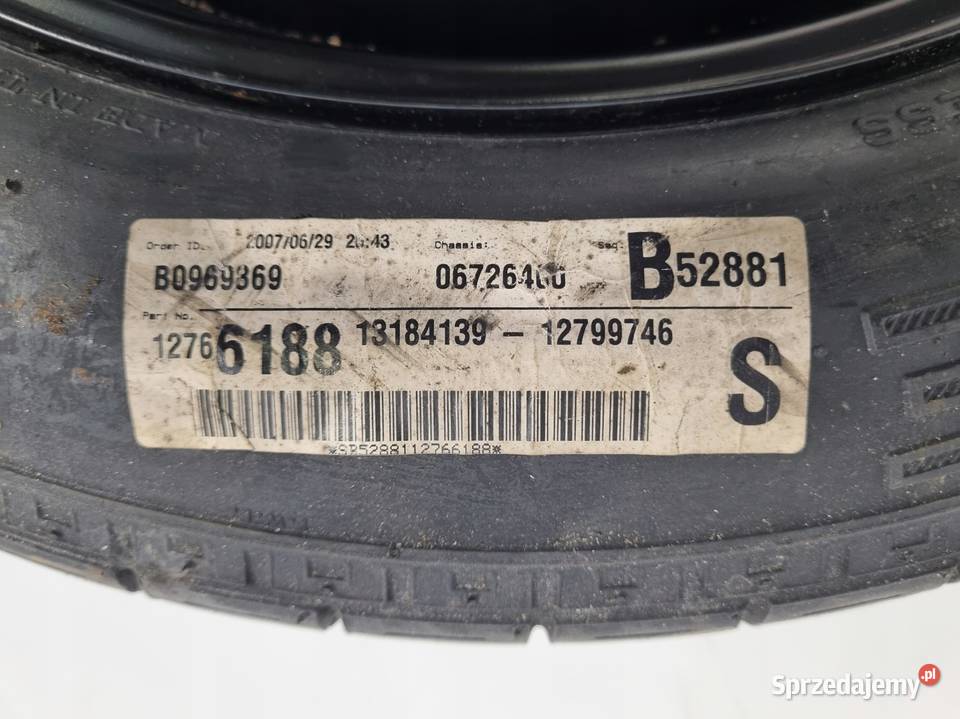 KOŁO DOJAZDOWE ZAPASOWE Opel Signum Vectra Astra Chełm sprzedam