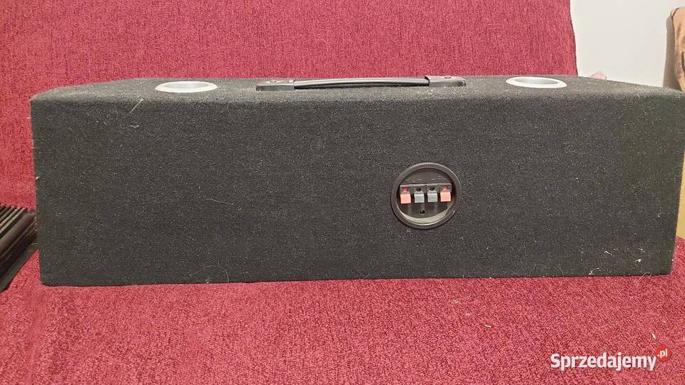 Zestaw skrzynia wzmacniacz kable Chodów