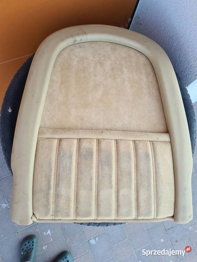 Lancia Thesis tył fotela pasażera alcantara