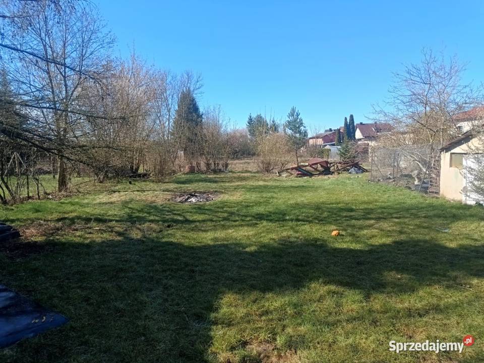 Działka 28 arów z domem Borki sprzedam