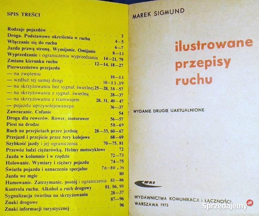 Ilustrowane przepisy ruchu Marek Sigmund Chełm