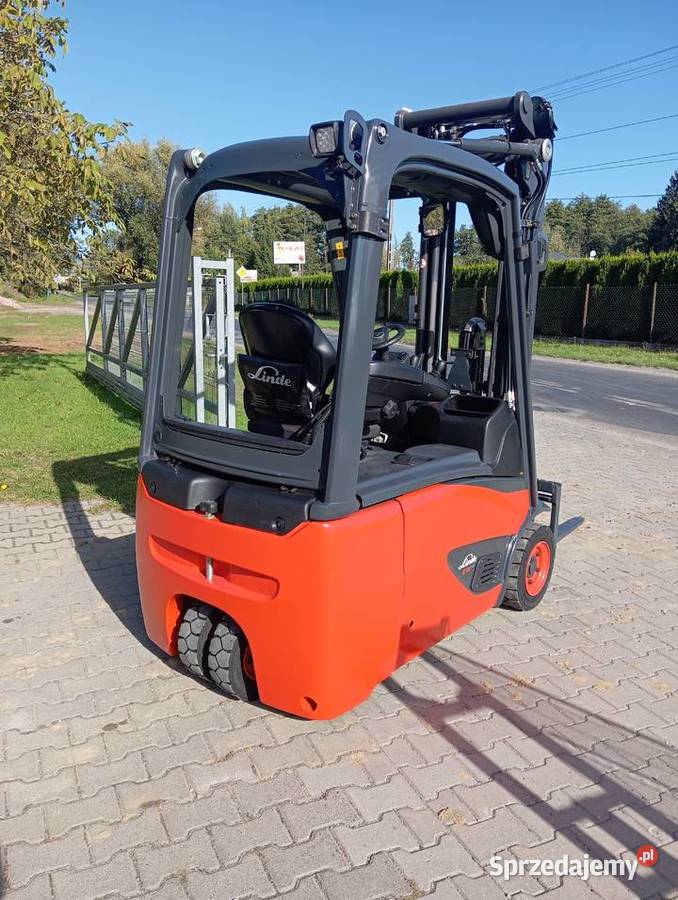 Wózek widłowy Linde E16 EVO 2016r Triplex 522m mazowieckie Błędów
