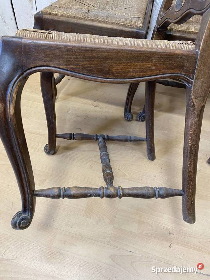 PROMOCJA Zestaw 4 krzeseł Francja antyk Poznań