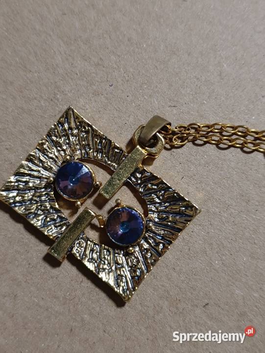 zestaw komplet naszyjnik bransoletka klipsy Poznań sprzedam