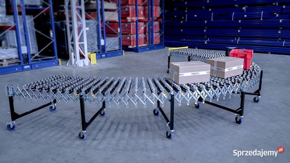 Przenośnik rolkowy grawitacyjny szer 610 i 760mm Chojnice