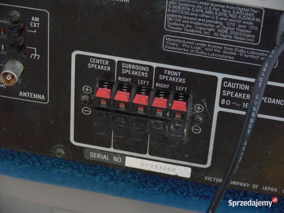 Amplituner JVC RX5042S mocny DOSTAWA Jasło