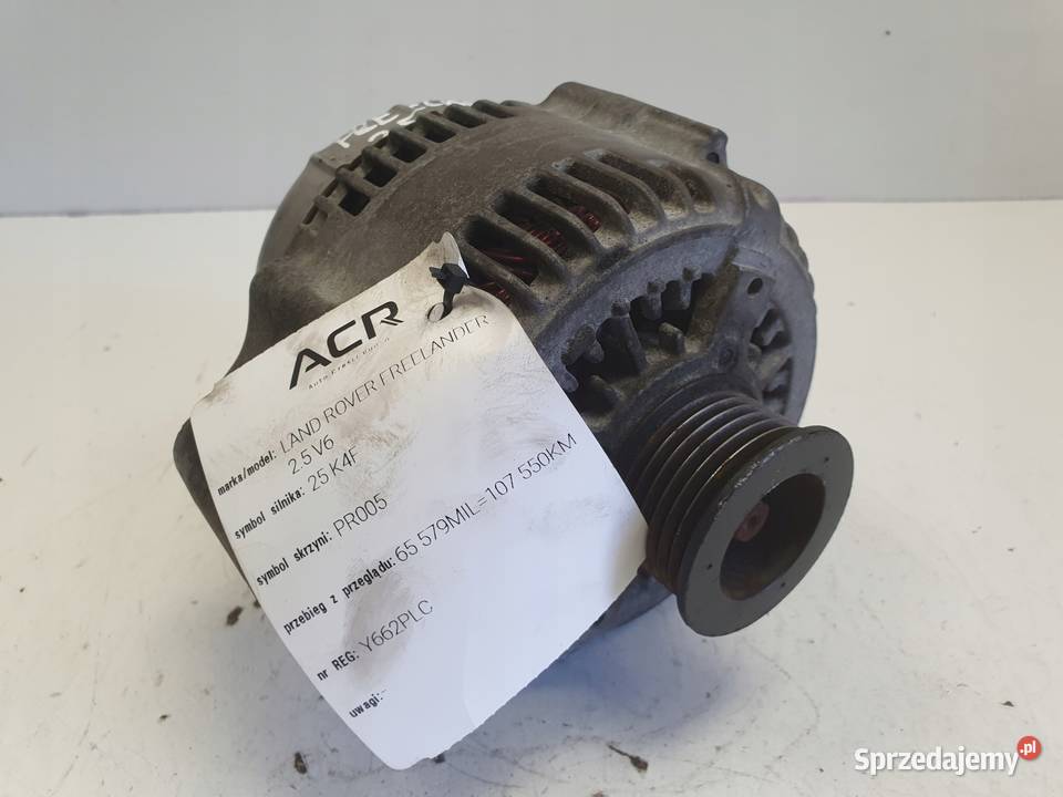 ALTERNATOR Land Rover Freelander 25 V6 YLE102480 Chełm