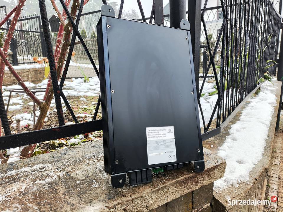 Wzmacniacz samochodowy 4 kanałowy Clarion XR2420 Ilość kanałów 4 Wzmacniacze sprzedam