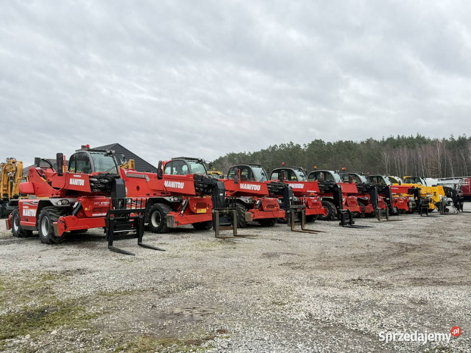 pozostałe Manitou MRT 2150 ROTO Ładowarka Koparko ładowarki Widełki