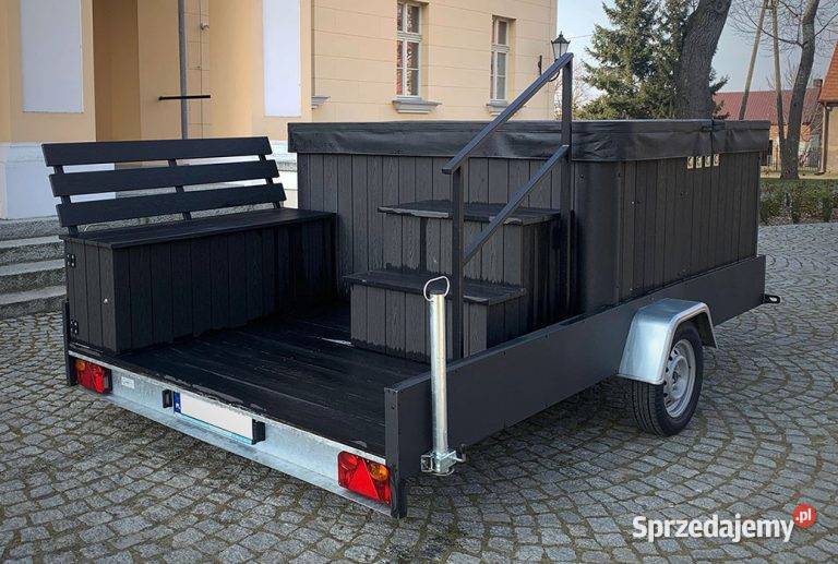 mobilna balia ogrodowa 210x210x100 piec na Zator