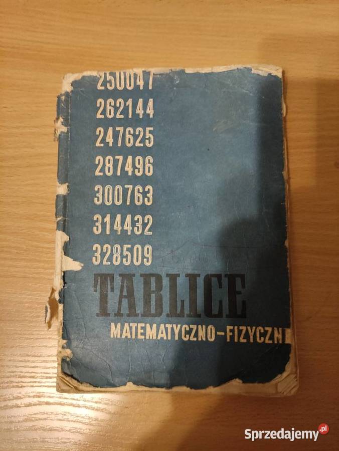 Tablice matematyczno-fizyczne PWSZ Warszawa