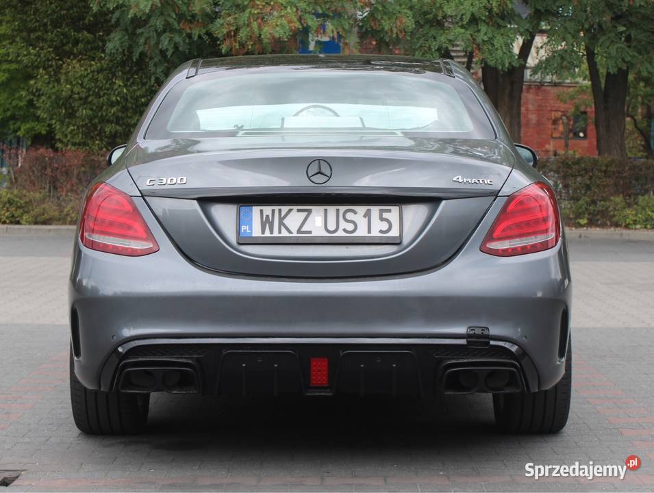 Mercedes Benz W205 C300 4matic 2016 r automatyczna mazowieckie Warszawa sprzedam