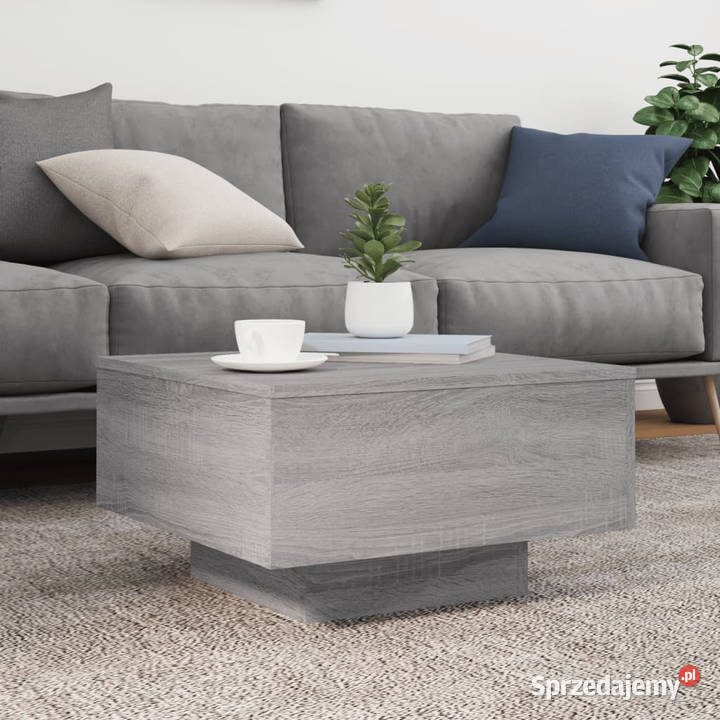 Stolik kawowy szary dąb sonoma 55x55x31 WM836572 mazowieckie