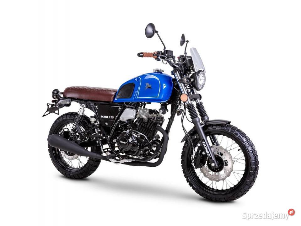 Romet SCMB 4T EURO 4 125cc scrambler wysyłka elektryczny starter Romet Wrocław